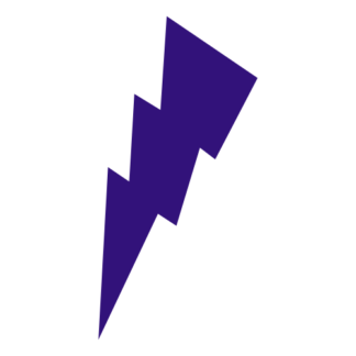 Thunder Decal (Purple)